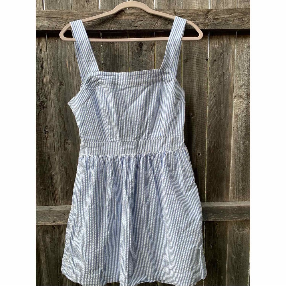 JCrew seersucker dress